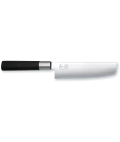 KAI Couteau Nakiri KAI Wasabi Black (16,50 cm) 6716N - Coutellerie du Jet d'eau