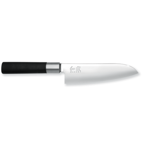 KAI Couteau Santoku KAI Wasabi Black (16,50 cm) 6716S - Coutellerie du Jet d'eau