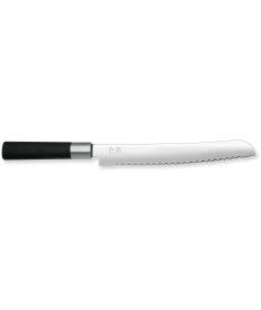 KAI Couteau à pain KAI Wasabi Black (23 cm) 6723B - Coutellerie du Jet d'eau