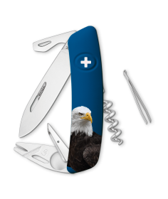 Swiza Swiss Knives Couteau suisse Swiza TT03 Wildlife Tick-Tool Bald Eagle KNB.0070.W001 - Coutellerie du Jet d'eau