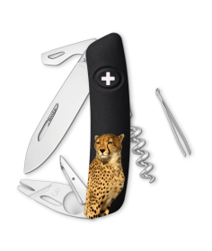 Swiza Swiss Knives Couteau suisse Swiza TT03 Wildlife Tick-Tool Cheetah KNB.0070.W006 - Coutellerie du Jet d'eau